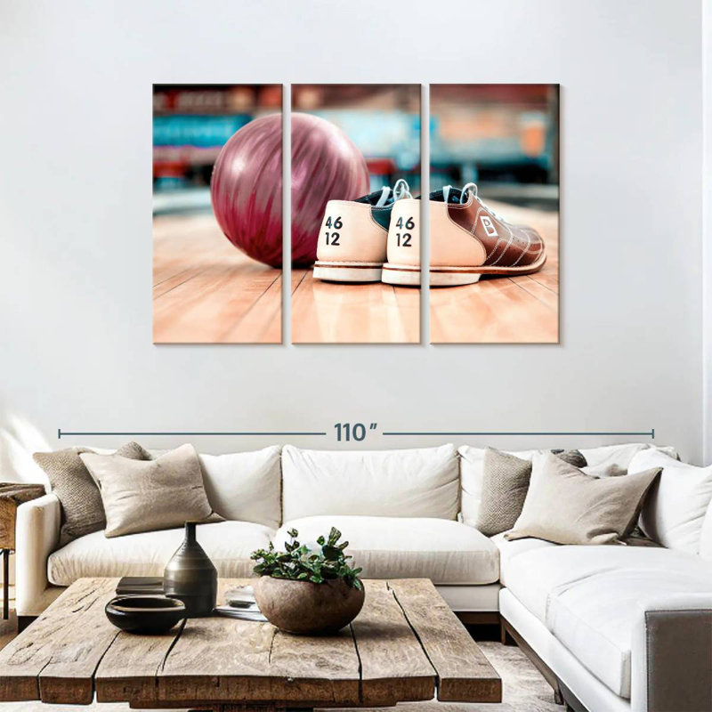Tonight We Bowl, 48" H x 74" W