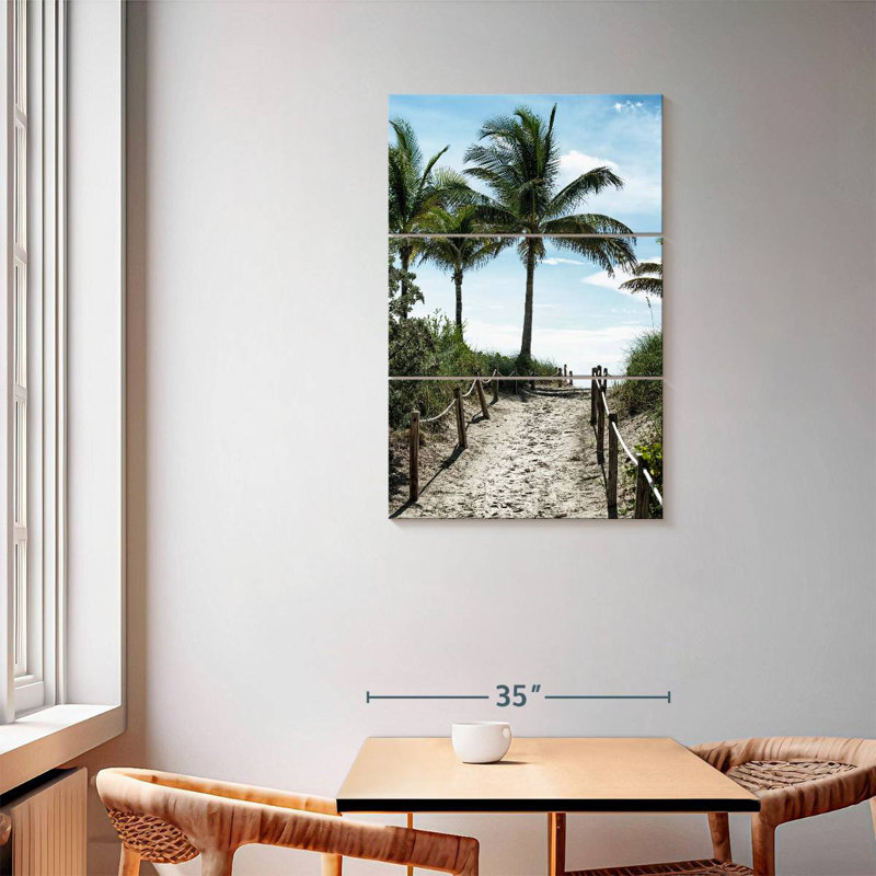 Promenade Adeliza à Miami Beach, H 57 po x l 36 po