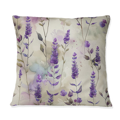 Coussin Lavender Fields III - Modern