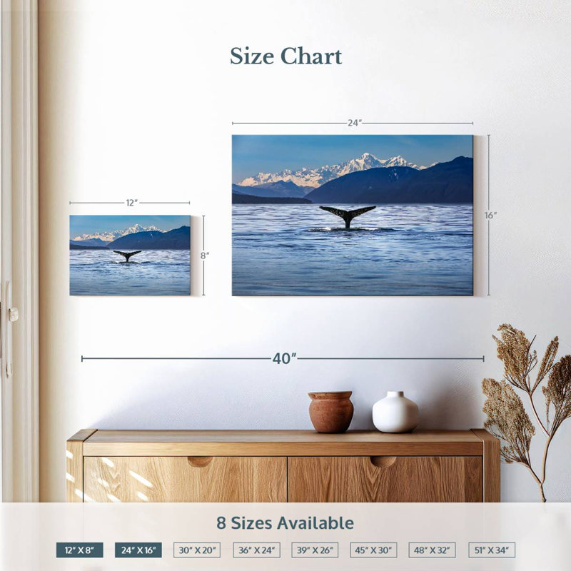 Gillard Whale Tail, 16" H x 24" W