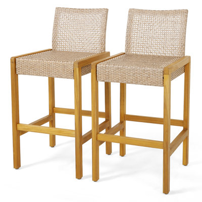 Leighum Outdoor 30'' Bar Stool