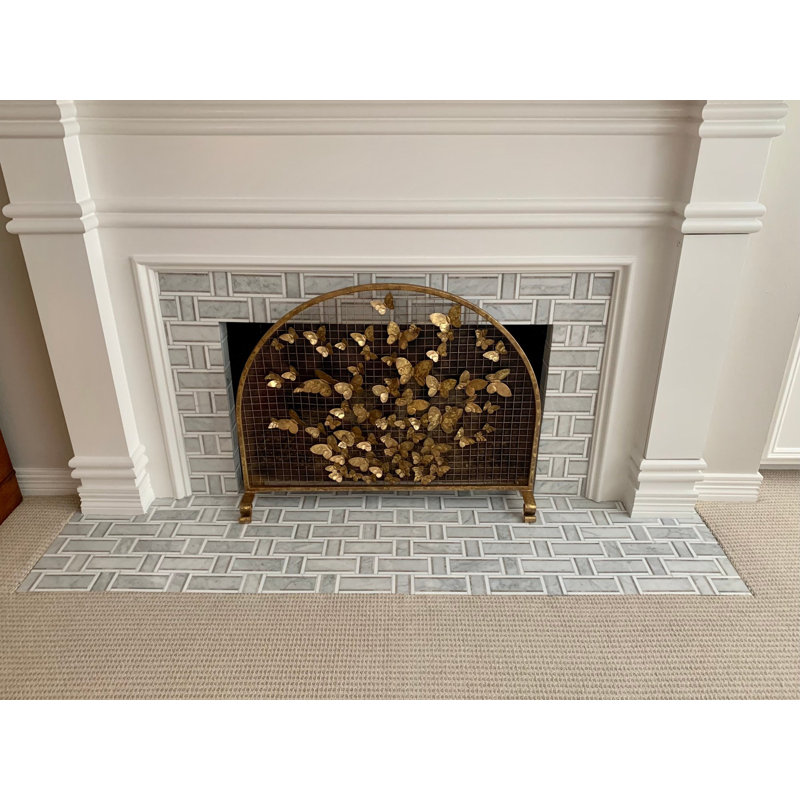 Esplanade 13x13 Polished Thassos Marble Mosaic Tile