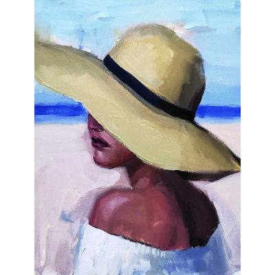 " Woman With Large Hat "