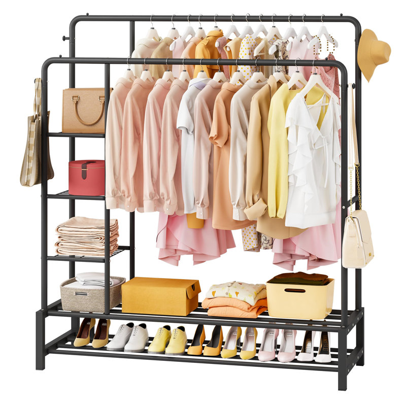 Alarica 120cm Clothing Rack, Black