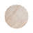 Outdoor/Indoor Lightweight Concrete Side Table,Cylinder Travertine Finish Accent Table