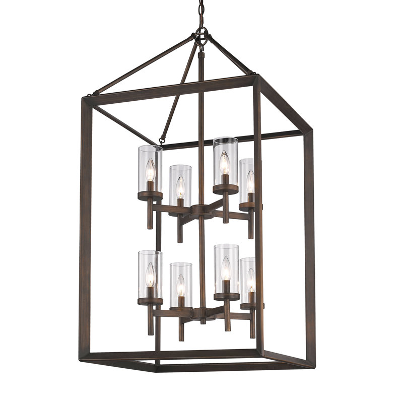 Luminaire suspendu lanterne à 8 lumières Avuyer