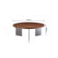 Table basse ronde avec pieds Metel, table centrale-147039054