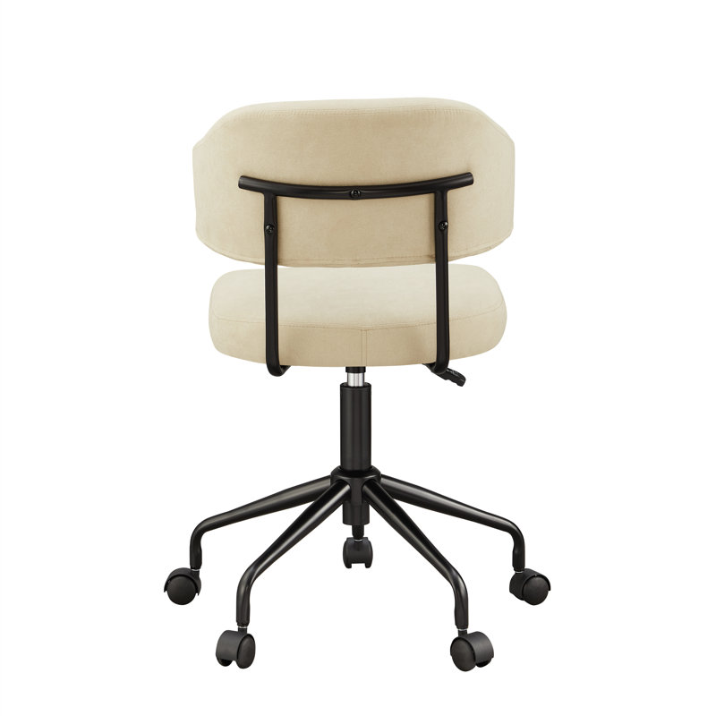 Tessa Swivel Office Chair, Beige