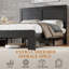 Base de lit plateforme en bois-429752183
