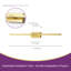Lumina 25" Modern LED Gold Linear Wall Light for Bathroom or Mirror-1963091881