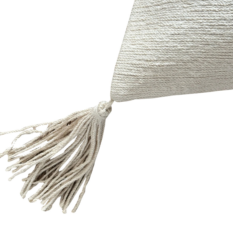 Coastal Breeze Dune Pillow Cover & Insert, Ivory