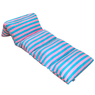 Wildkin Microfiber Pillowcase Lounger Cover – Travel-Friendly Sleepover Lounger, Fits Standard Pillows (Pillows Not Included), Soft Cotton Blend, Fun Patterns for Kids - Pink Stripes