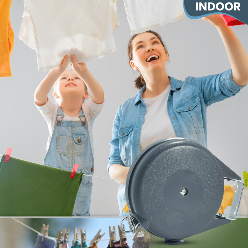 Plastic Retractable Clothesline