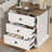 Beattie 3-Drawer End Tables with Storage and Built-in Outlets,Side Table-2079707202