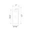 Lanterne murale d'extérieur noire 6 lumières x 6 "6" avec base E26 résistante aux intempéries-87054865