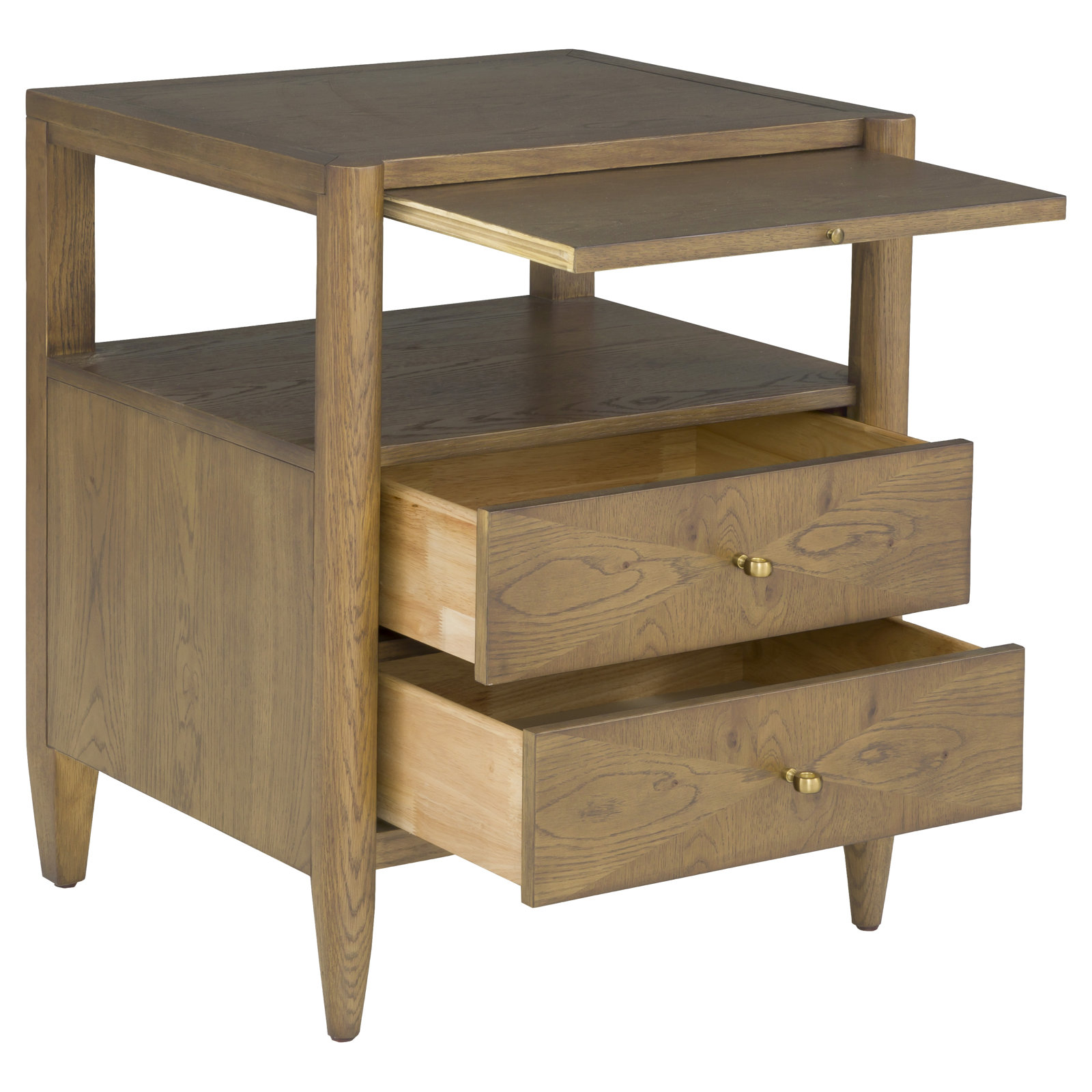 Maxwell 24 " W Nightstand, Sunlit Oak