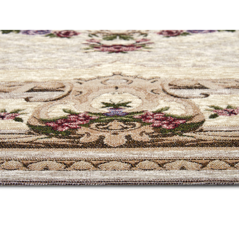 Gobelin Cream Rug, Rectangle 60 x 90cm