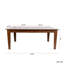 Grande table de salle à manger extensible 106,5 po - Finition grain de bois en mélamine-2087609965