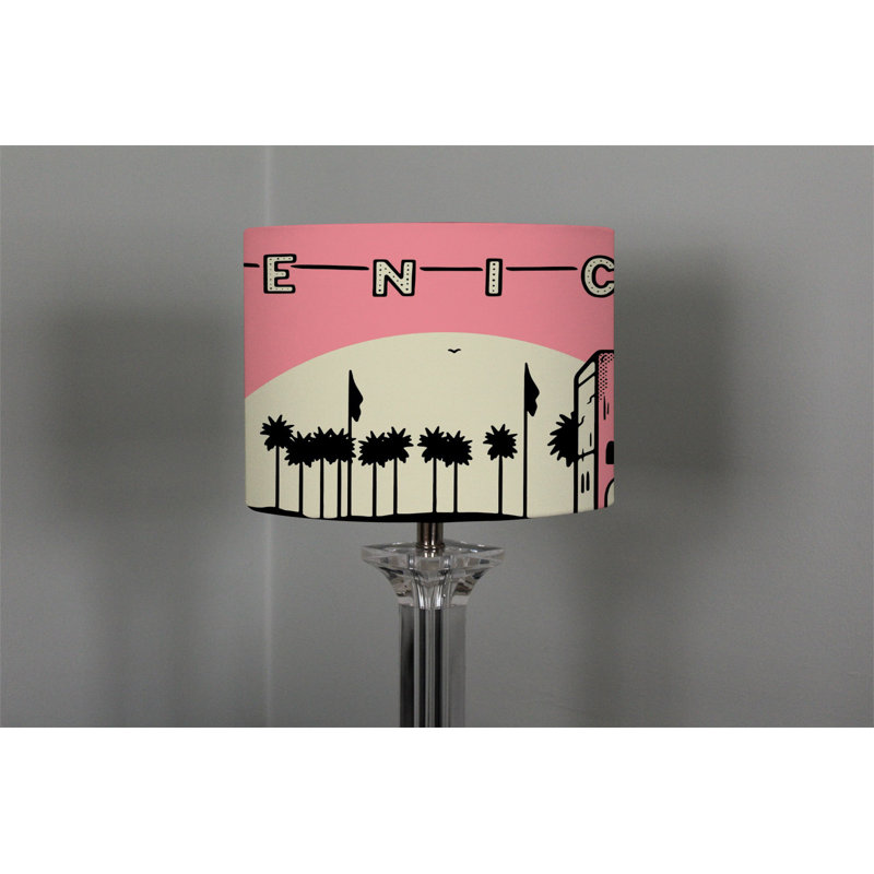 Cotton Drum Lamp Shade ( Uno ), 25cm H x 40cm W x 40cm D