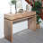 Rustic Wooden Console Table with 3 Drawers