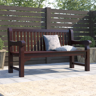 Solid Wood Eucalyptus Outdoor Bench