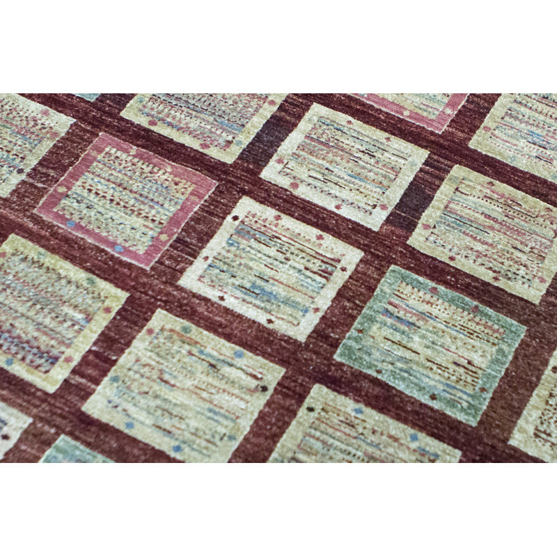 Pakistan Gabeh Wool Patchwork Area Rug