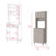 Garde-manger Piacenza, armoire à deux portes doubles, finition gris clair-212151701