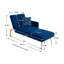 Chaise longue rembourrée Kix-120931591