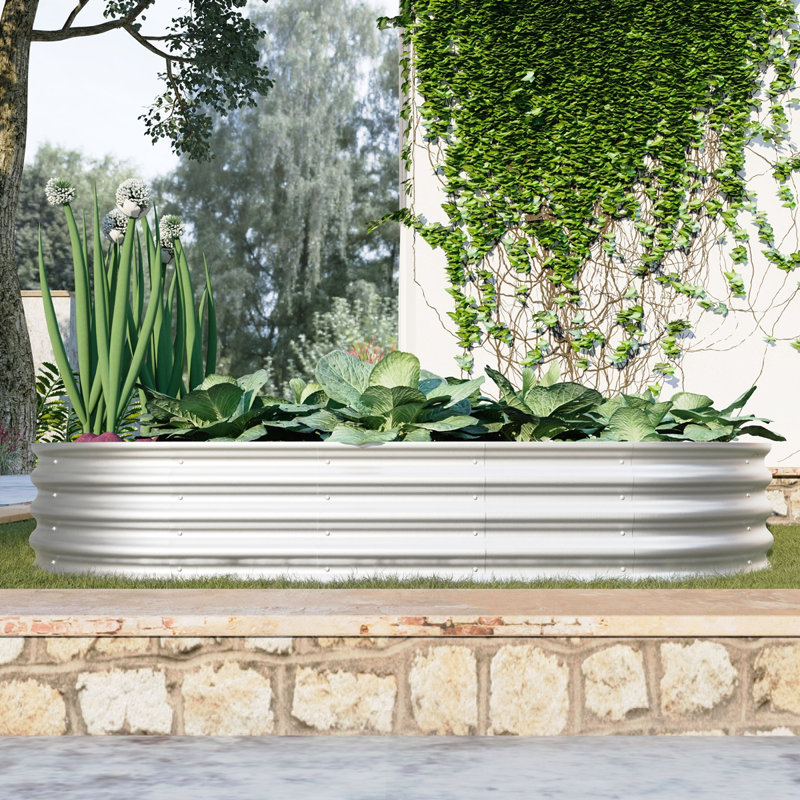 Galvanized Planter Raised Garden Beds