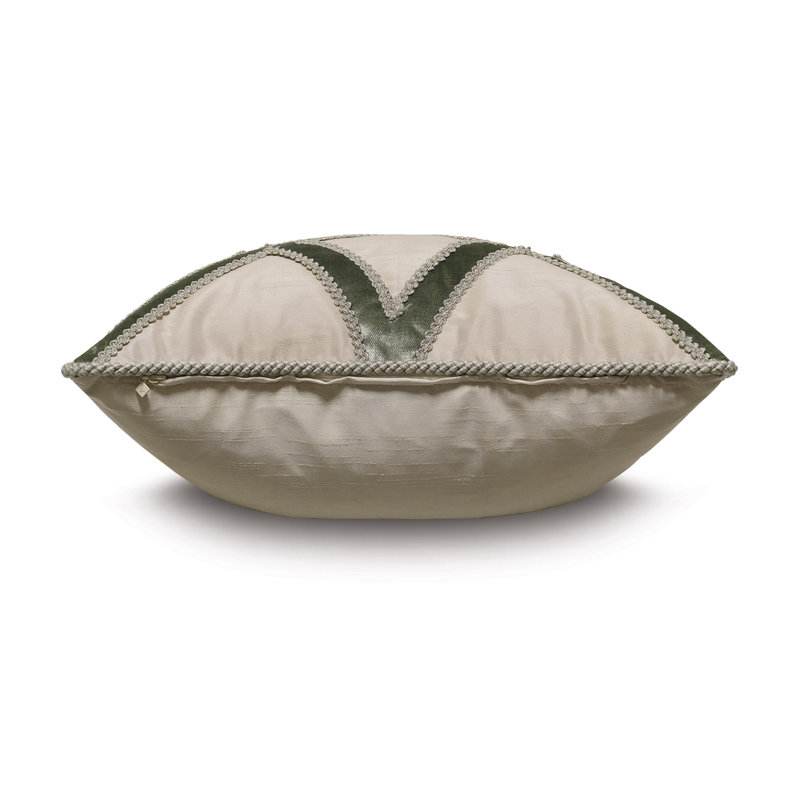 Lourde Square Pillow Cover & Insert, Geometric 2, 18"H x 18"W