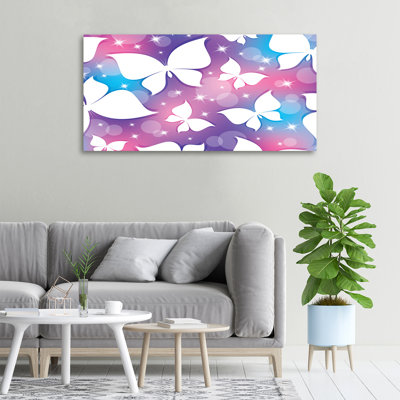 Butterflies - No Frame Print on Canvas