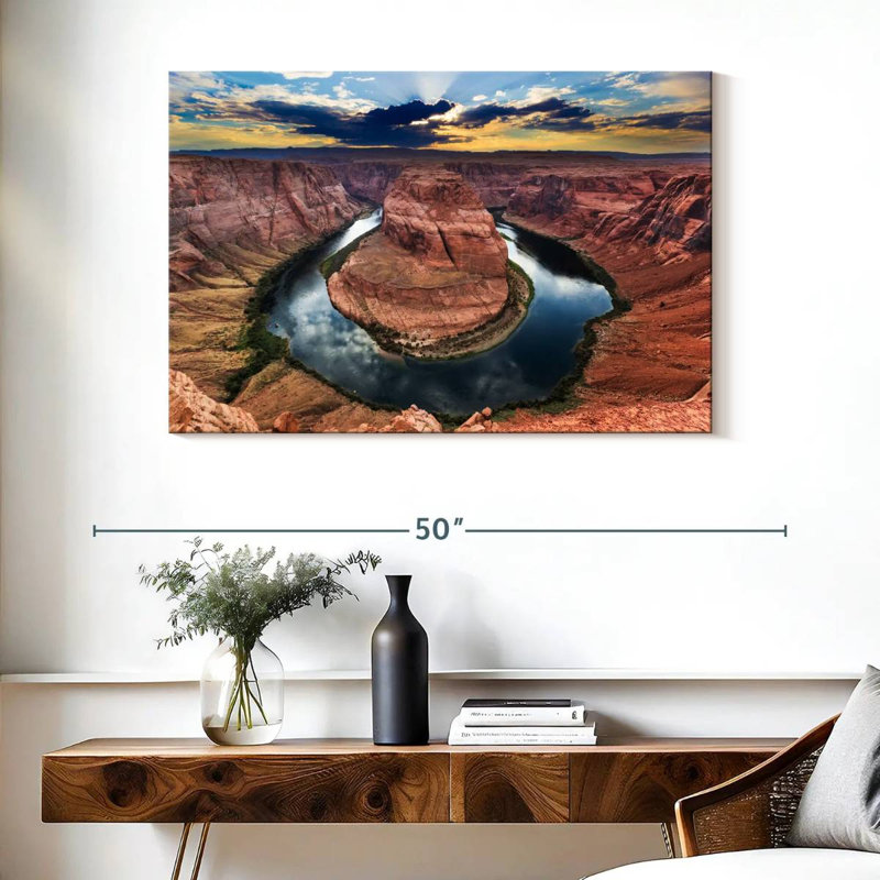 Alvord Horseshoe Bend, Arizona, H 26 po x l 39 po