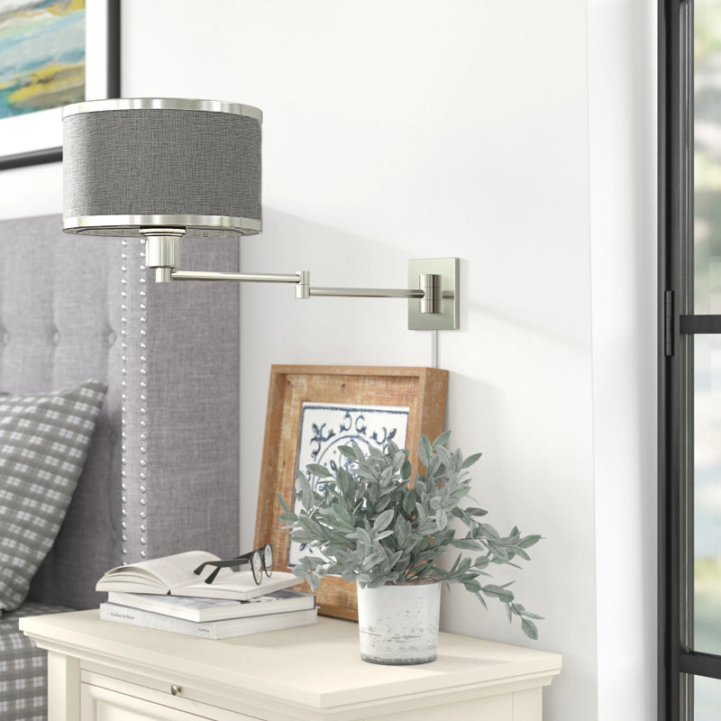 Berthine Steel Plug-in Swing Arm