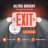VEVOR Thermoplastic LED Double Sided Emergency Exit Combo Sign