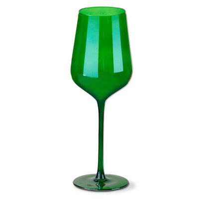 Celebration All Purpose Wine Glass Green Everyday 14 Oz