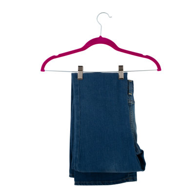 Cintres Kieva en velours antidérapant avec pinces pour robe / chandail