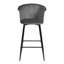 Fleming Upholstered Counter Stool with Metal Frame-1225187921