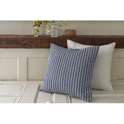 Hayslip Cotton Striped Throw Pillow