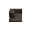 Clove L-Shaped Sectional Deep Brown-2054865739