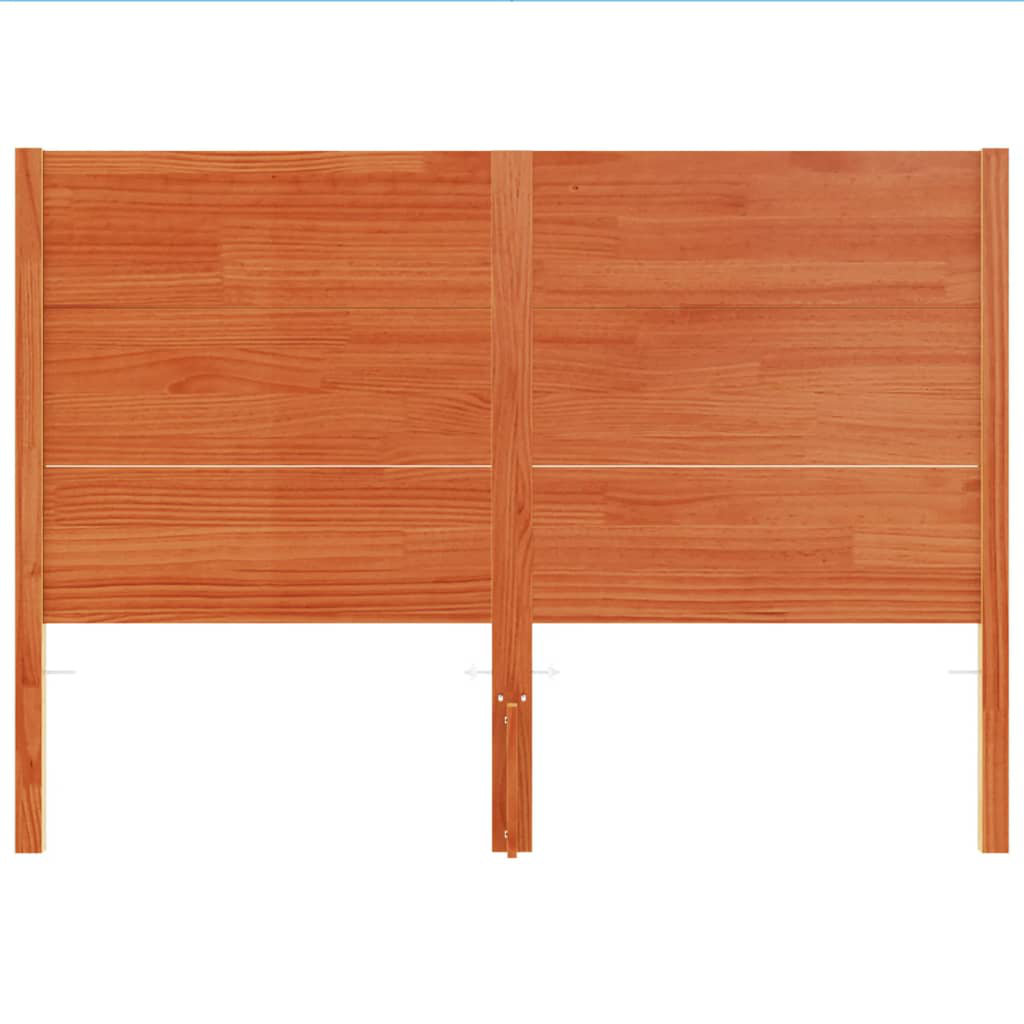 vidaXL - Headboard - Pine - 160 cm - Brown - Image 3
