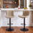 Denan Swivel Adjustable Height Bar Stools, Faux Leather Modern Barstools, Upholstered Counter Stool-994598372-962520189