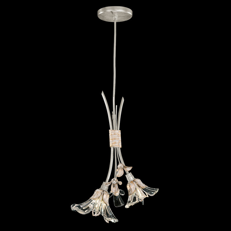 Azu 2 - Light Unique/Statement Pendant, Silver