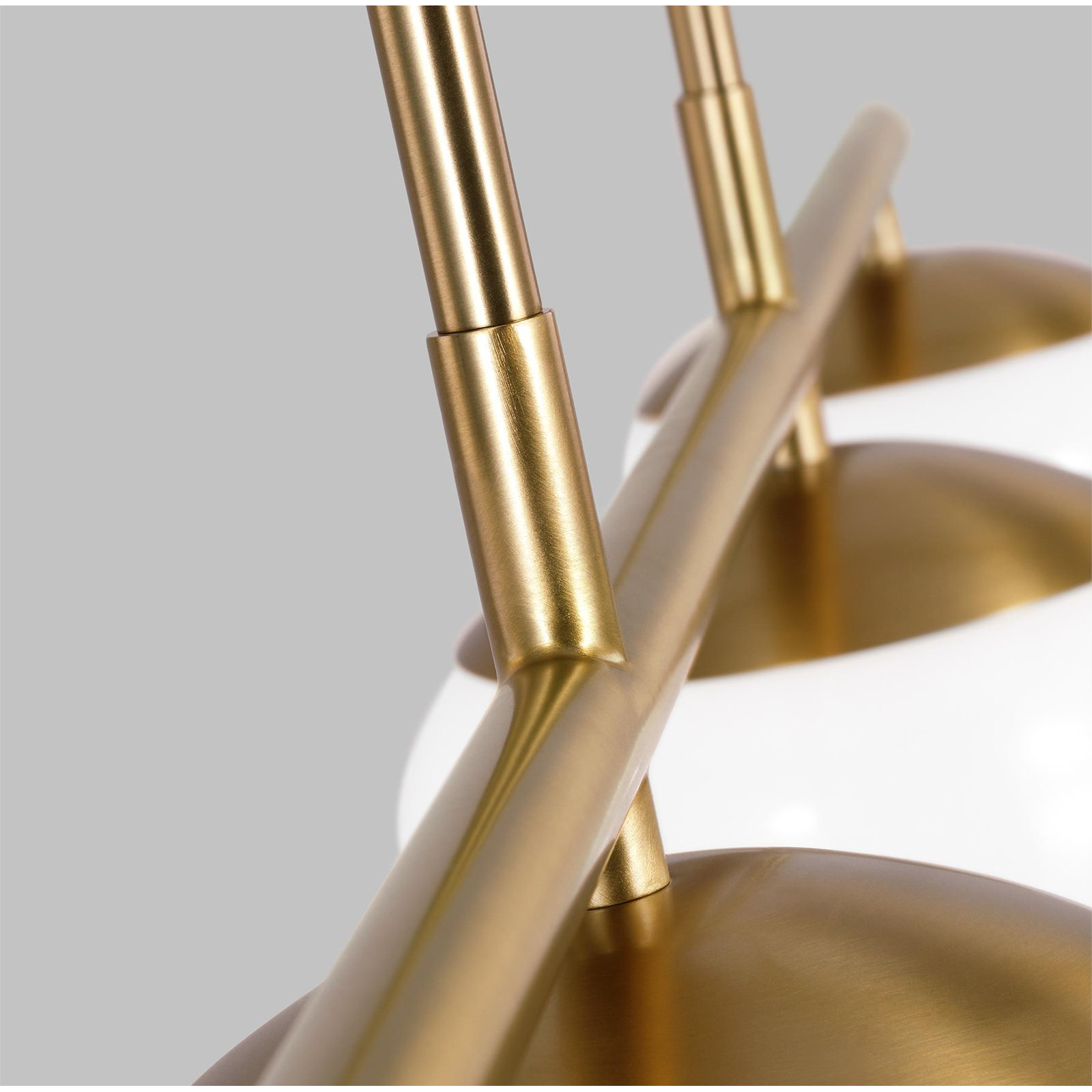 Vibi 4-Light Chandelier, Burnished Brass