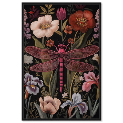 Ruby Reed Rider I Canvas Botanical Decor by Art Remedy