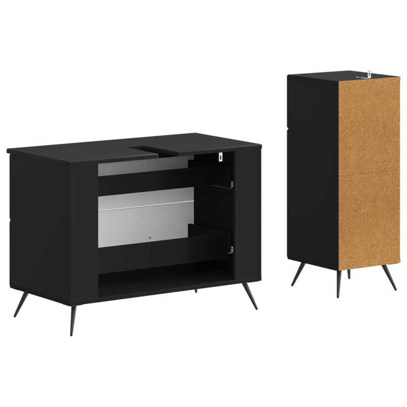 Bathroom Storage, Black
