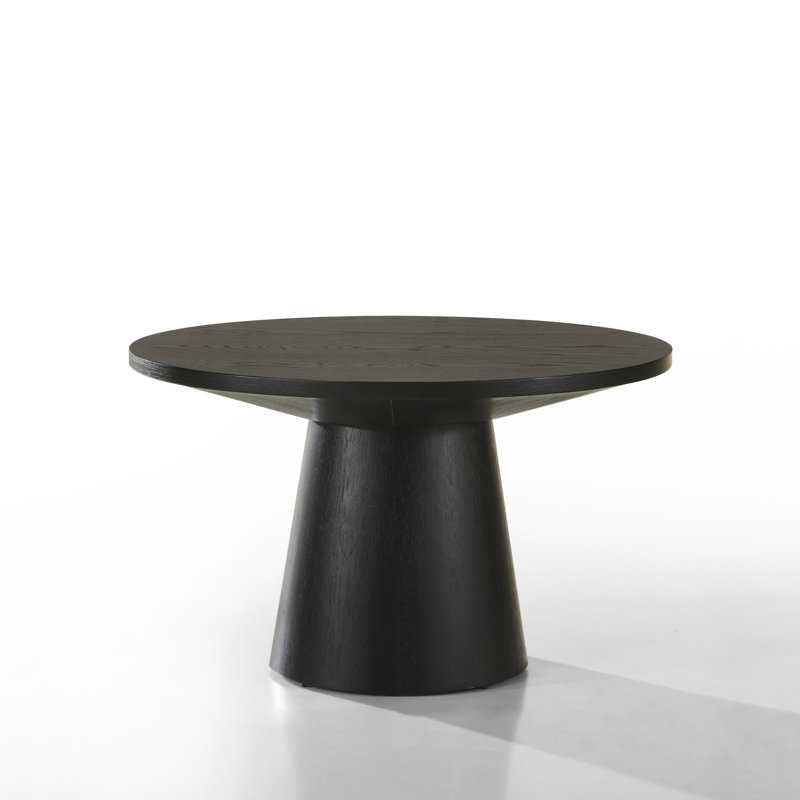Table basse ronde de 29 po avec base à piédestal