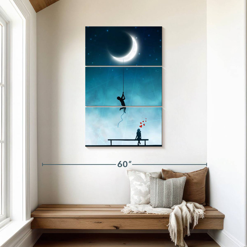 Kelan Give You The Moon, 45" H x 28" W