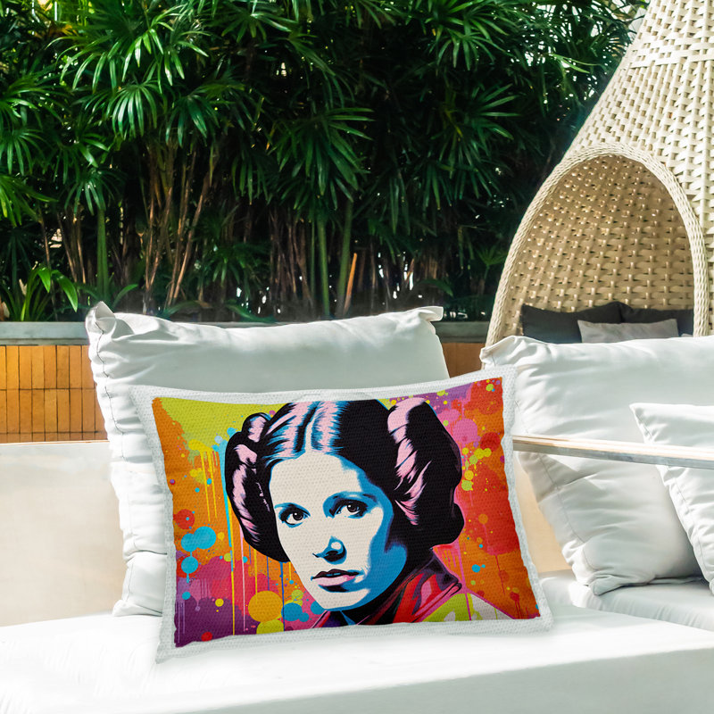 Abstract Outdoor Throw Pillow