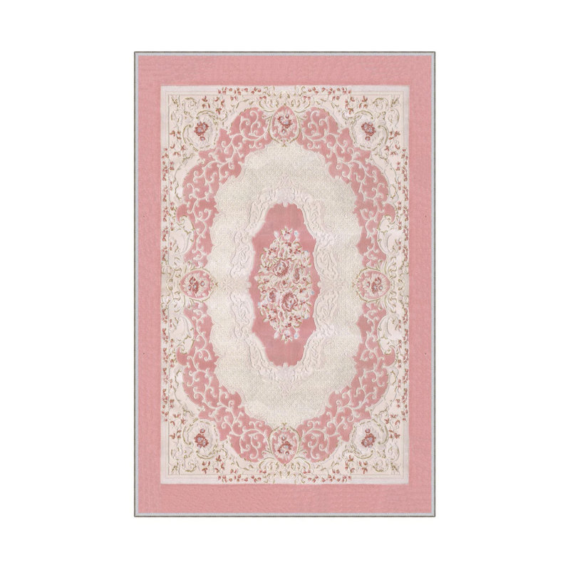 Premium Hall Carpet (3.3 x 6.6 ft), 100% Polyester, 0.3 in Pile Height | Antibacterial, Non-Slip PVC Dot Underside, 650 g/m² | Durable Woven Design, 3D Digital Printing, Machine Washable, Ideal for Home Décor