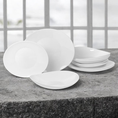 Glass Dinnerware Set 24 Piece - Service for 8